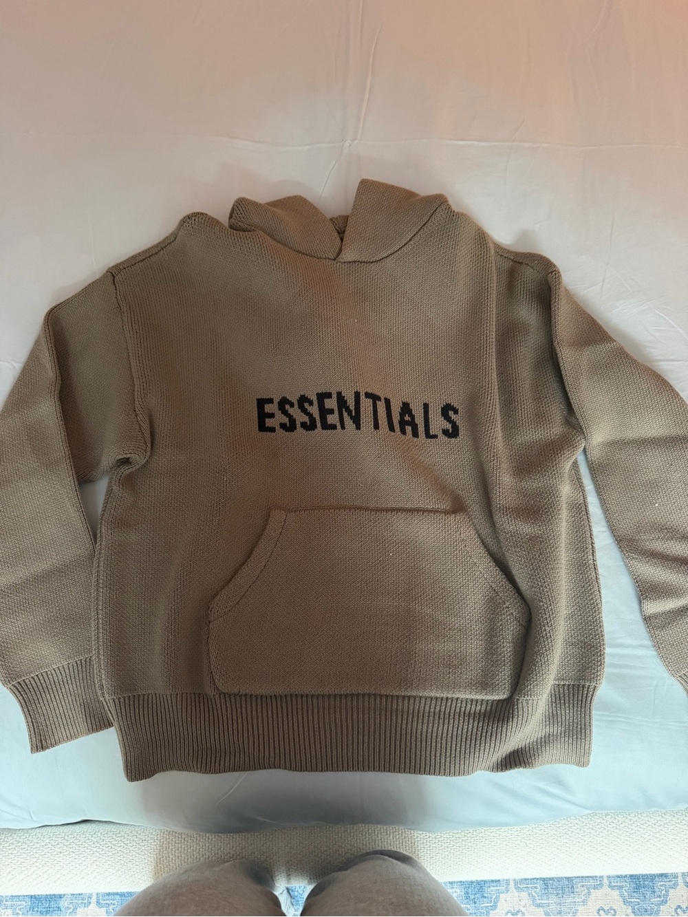 ESSENTIALS Fear of God Men’s Knit Hoodie Sweater